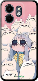 TPU чехол Малышка с котами для Infinix Smart 9 - 6295b-3809 изображение 