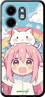 TPU чехол Девочка аниме радуга для Infinix Smart 9 - 6304b-3809 изображение 