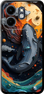 TPU чехол Кит в космосе для Infinix Smart 9 - 6328b-3809 изображение 