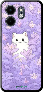 TPU чехол Котик в цветах для Infinix Smart 9 - 6390b-3809 изображение 