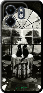 TPU чехол Череп и коты для Infinix Smart 9 - 6432b-3809 изображение 