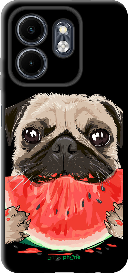 TPU чехол Мопс и арбуз для Infinix Smart 9 - 4665b-3809 изображение 