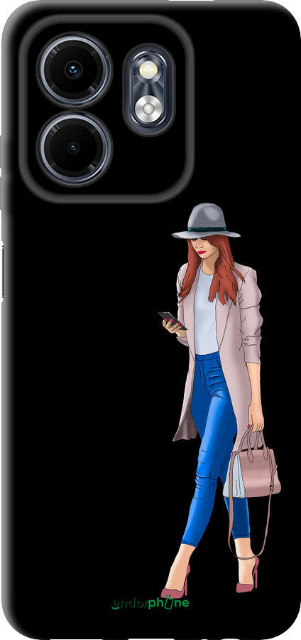 TPU чехол Девушка 1 для Infinix Smart 9 - 4751b-3809 изображение 