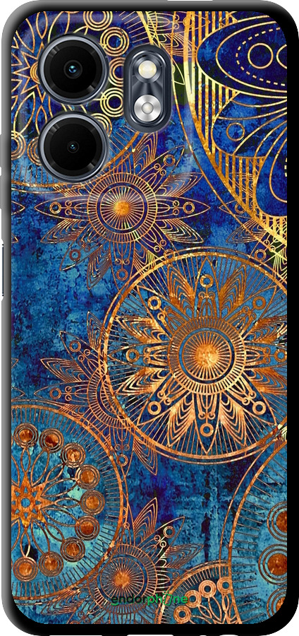 TPU чехол Золотой узор для Infinix Smart 9 - 678b-3809 изображение 