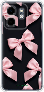 Силикон с усиленными углами чехол Coquette Ribbons Dark Coquette для Infinix Hot 50i - 6767sp-3965 изображение 