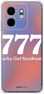 Силіконовий протиударний с посиленими кутами чохол 'Aesthetic Aura Gradient 777 Lucky Energy' для Infinix Hot 50i зображення 3