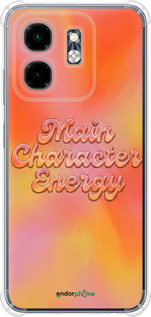 Силіконовий протиударний с посиленими кутами чехол Aura Gradient Main Character Energy Aesthetic Y2K для Infinix Hot 50i - 6783sp-3965 изображение 