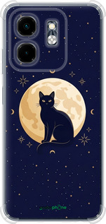 Силикон с усиленными углами чехол Cute Cat Celestial/Witchy для Infinix Smart 9 - 6787sp-3809 изображение 