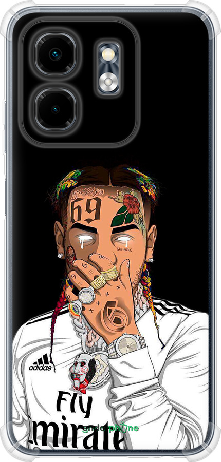 Силикон с усиленными углами чехол Swag1 для Infinix Smart 9 - 4673sp-3809 изображение 