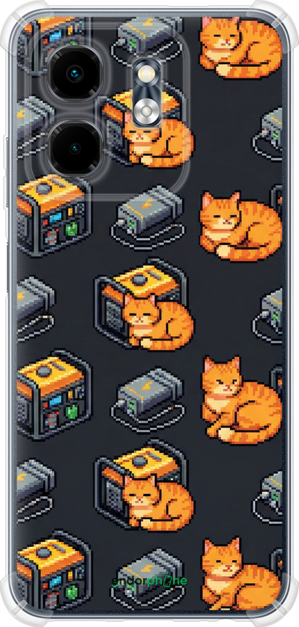 Силикон с усиленными углами чехол Autonomous Zone для Infinix Hot 50i - 6771sp-3965 изображение 