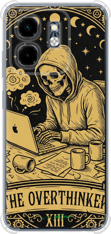 Силикон с усиленными углами чехол The Overthinker для Infinix Hot 50i - 6774sp-3965 изображение 