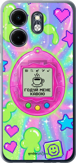 Силіконовий чохол 'Y2K Aesthetic Retro Pet: Годуй мене кавою' для Infinix Hot 50i зображення 5