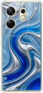 Силикон с усиленными углами чехол Liquid Chrome для Infinix Zero 30 4G - 6781sp-3413 изображение 