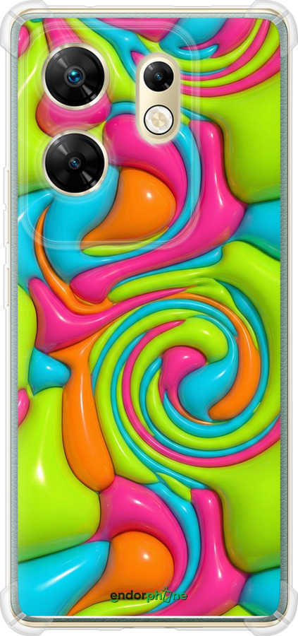 Силикон с усиленными углами чехол Y2K Jelly Dream для Infinix Zero 30 4G - 6780sp-3413 изображение 