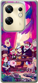 Силіконовий чехол Гравити Фолз для Infinix Zero 30 4G - 6365u-3413 изображение 