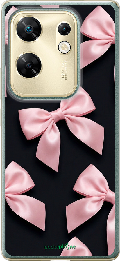 Силиконовый чехол Coquette Ribbons Dark Coquette для Infinix Zero 30 4G - 6767u-3413 изображение 