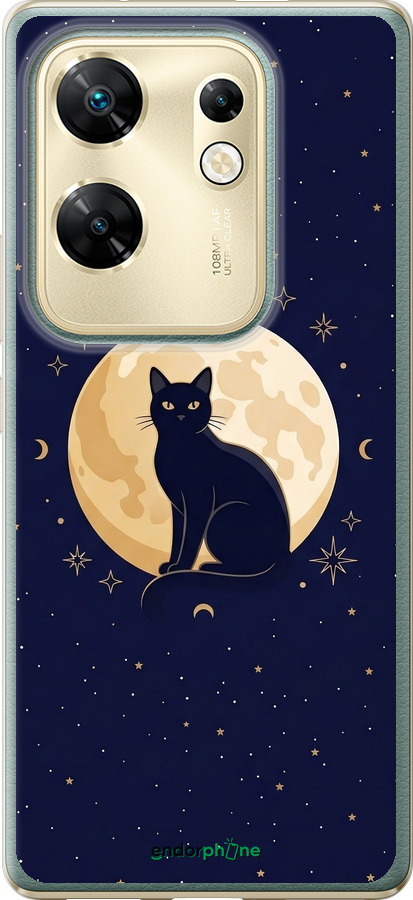 Силиконовый чехол Cute Cat Celestial/Witchy для Infinix Zero 30 4G - 6787u-3413 изображение 