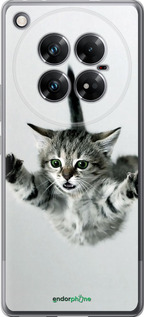 Силиконовый чехол Летящий котёнок для Infinix Zero 40 5G - 2322u-3822 изображение 