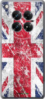 Силиконовый чехол Флаг Великобритании 1 для Infinix Zero 40 5G - 386u-3822 изображение 