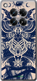 Силиконовый чехол Узорчатая сова для Infinix Zero 40 5G - 4000u-3822 изображение 