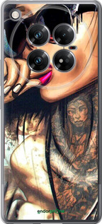 Силіконовий чехол Дівчина в тату для Infinix Zero 40 5G - 4001u-3822 изображение 