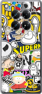 Силиконовый чехол Popular logos для Infinix Zero 40 5G - 4023u-3822 изображение 