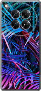 Силиконовый чехол Папоротник под ультрафиолетом для Infinix Zero 40 5G - 4069u-3822 изображение 