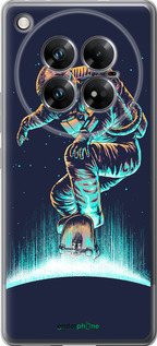Силиконовый чехол Космонавт на скейтборде для Infinix Zero 40 5G - 4145u-3822 изображение 