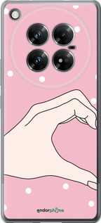 Силиконовый чехол Половинка сердца для Infinix Zero 40 5G - 4340u-3822 изображение 