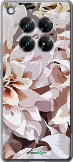 Силиконовый чехол пионы акварелью для Infinix Zero 40 5G - 4376u-3822 изображение 