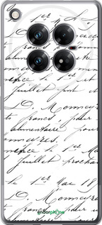 Силиконовый чехол Прописной шрифт для Infinix Zero 40 5G - 4475u-3822 изображение 