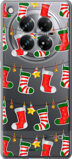 Силиконовый чехол Новогодний 9 для Infinix Zero 40 5G - 4622u-3822 изображение 