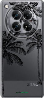 Силиконовый чехол Пальмы1 для Infinix Zero 40 5G - 4634u-3822 изображение 