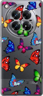 Силиконовый чехол Красочные мотыльки для Infinix Zero 40 5G - 4761u-3822 изображение 