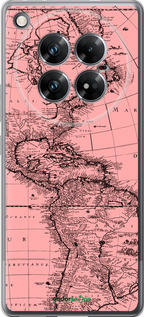 Силиконовый чехол Карта для Infinix Zero 40 5G - 4794u-3822 изображение 