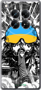 Силиконовый чехол Призрак Киева v3 для Infinix Zero 40 5G - 5307u-3822 изображение 