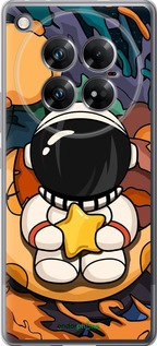 Силиконовый чехол Астронавт и звезда для Infinix Zero 40 5G - 5326u-3822 изображение 