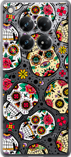 Силіконовий чехол Черепи для Infinix Zero 40 5G - 5471u-3822 изображение 