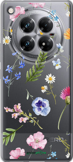 Силиконовый чехол Цветочный фон v2 для Infinix Zero 40 5G - 5472u-3822 изображение 