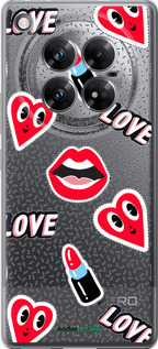 Силиконовый чехол Стикеры v3 для Infinix Zero 40 5G - 5502u-3822 изображение 