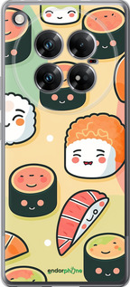 Силиконовый чехол Суши паттерн для Infinix Zero 40 5G - 5583u-3822 изображение 