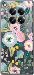 Силиконовый чехол Цветочные обои v2 для Infinix Zero 40 5G - 5602u-3822 изображение 