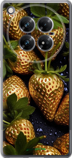 Силиконовый чехол Золотая клубника для Infinix Zero 40 5G - 5637u-3822 изображение 