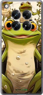 Силиконовый чехол Веселая жаба для Infinix Zero 40 5G - 5658u-3822 изображение 