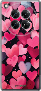 Силиконовый чехол Сердечки 4 для Infinix Zero 40 5G - 5662u-3822 изображение 