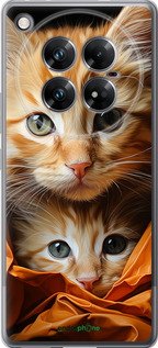 Силиконовый чехол Котики 2 для Infinix Zero 40 5G - 5664u-3822 изображение 