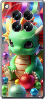 Силиконовый чехол Веселый дракончик для Infinix Zero 40 5G - 5812u-3822 изображение 