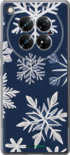 Силиконовый чехол Снежинки для Infinix Zero 40 5G - 5821u-3822 изображение 