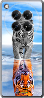 Силиконовый чехол Тигр для Infinix Zero 40 5G - 6016u-3822 изображение 