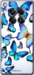 Силиконовый чехол Бабочки для Infinix Zero 40 5G - 6023u-3822 изображение 